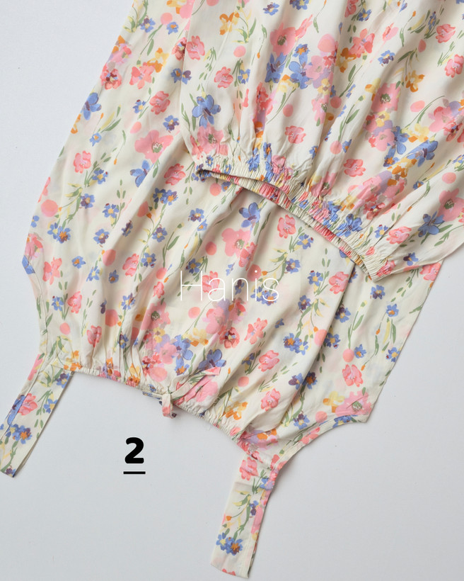 ست راحتی تاپ و شورتک گل گلی نخی وارداتی