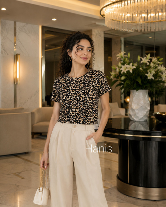 کراپ کبریتی گل گلی وارداتی برند H&M