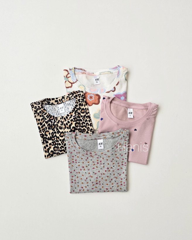 کراپ کبریتی گل گلی وارداتی برند H&M