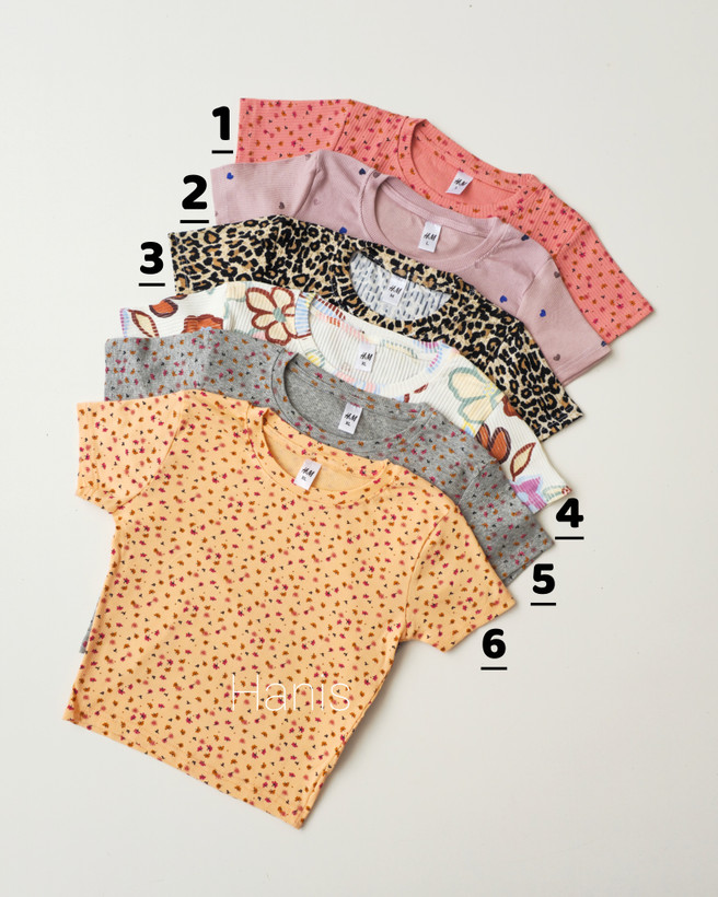 کراپ کبریتی گل گلی وارداتی برند H&M