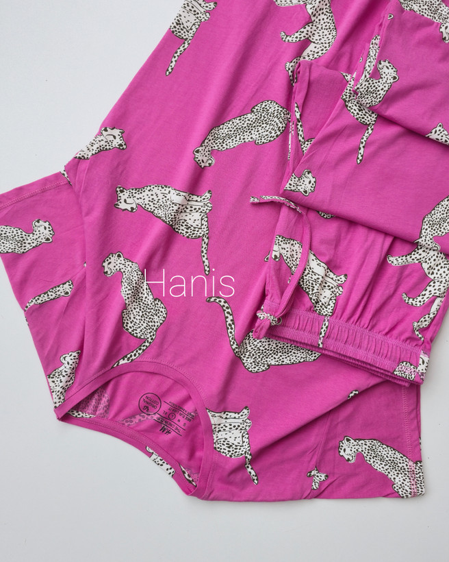 ست راحتی تیشرت و شلوار نخ پنبه وارداتی برند H&M