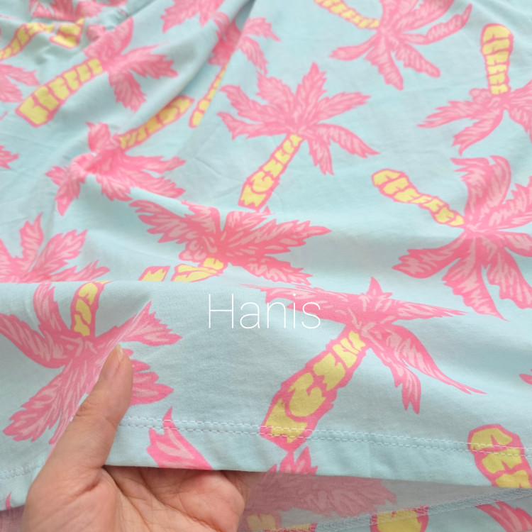 پیراهن ساحلی نخ پنبه بلند دکمه دار وارداتی مدل شیردهی برند H&M