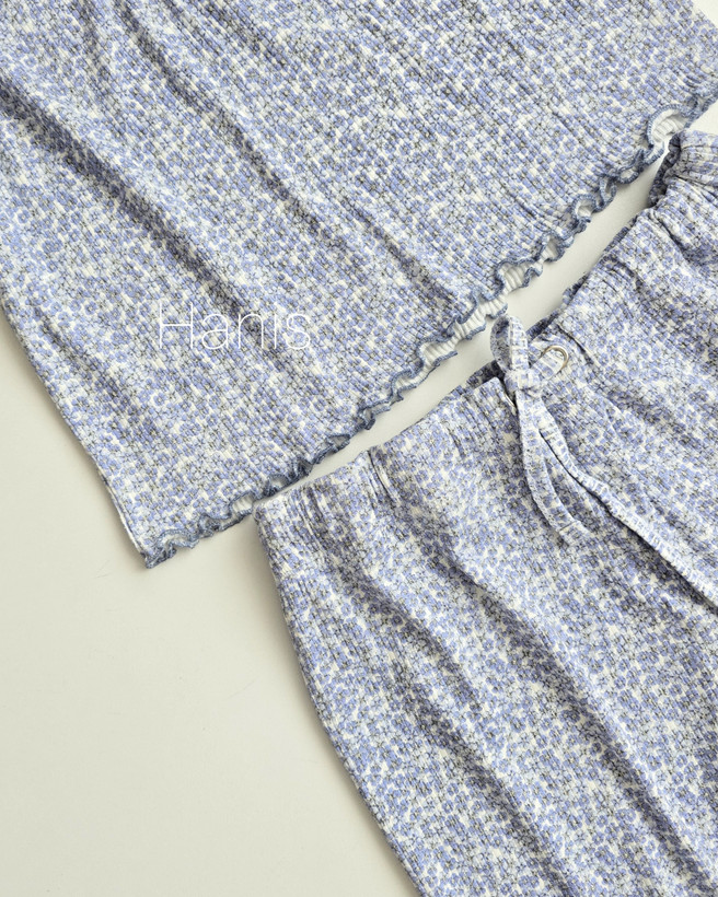 ست کراپ و شورتک کبریتی یقه هفت دکمهدار چیندار زنانه ZARA