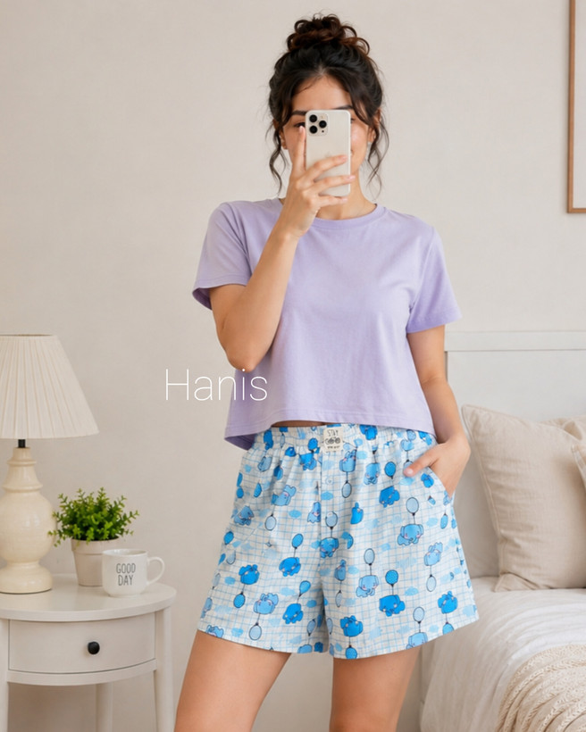 شورتک طرحدار پینترستی بوگاتی زنانه