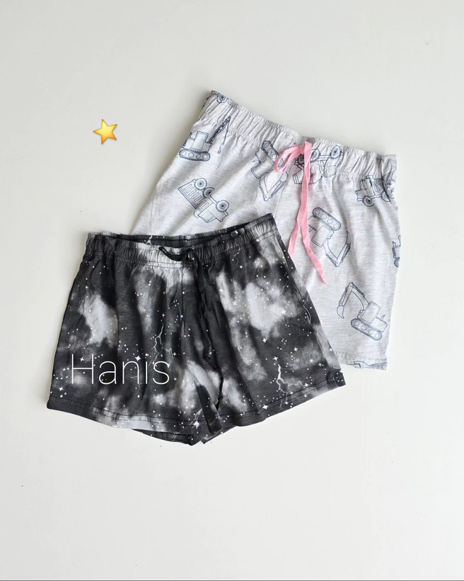 شورتک نخ پنبه زنانه وارداتی برند H&M بنگلادشی