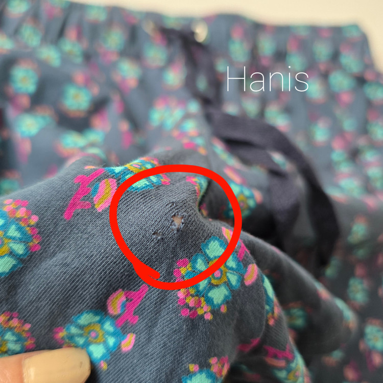 شورتک نخ پنبه زنانه وارداتی برند H&M بنگلادشی